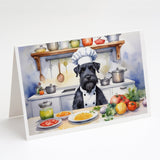 Giant Schnauzer The Chef Greeting Cards Pack of 8