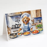 Golden Retriever The Chef Greeting Cards Pack of 8