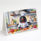 Gordon Setter The Chef Greeting Cards Pack of 8