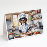 Greater Swiss Mountain Dog The Chef Greeting Cards Pack of 8