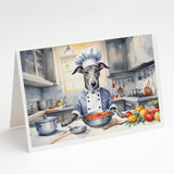 Greyhound The Chef Greeting Cards Pack of 8