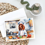 Irish Setter The Chef Greeting Cards Pack of 8