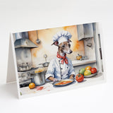 Italian Greyhound The Chef Greeting Cards Pack of 8