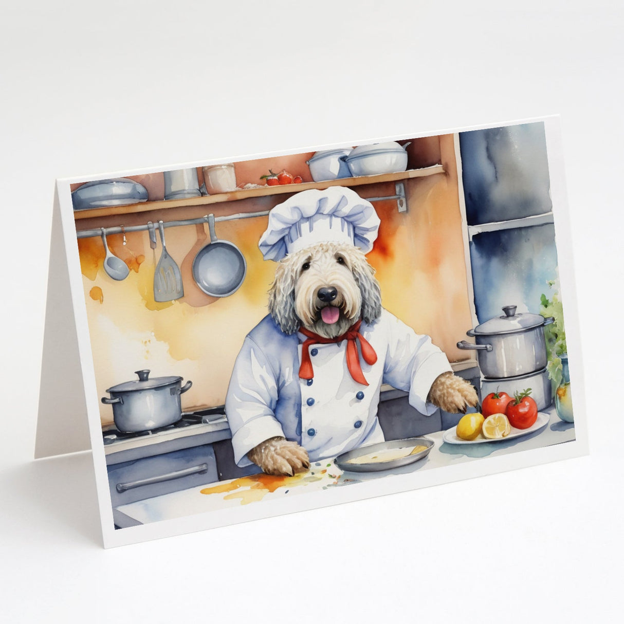 Komondor The Chef Greeting Cards Pack of 8