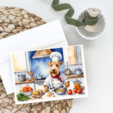 Lakeland Terrier The Chef Greeting Cards Pack of 8