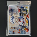 Maltese The Chef Greeting Cards Pack of 8