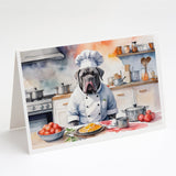 Neapolitan Mastiff The Chef Greeting Cards Pack of 8