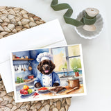 Newfoundland The Chef Greeting Cards Pack of 8