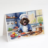 Newfoundland The Chef Greeting Cards Pack of 8