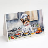 Papillon The Chef Greeting Cards Pack of 8