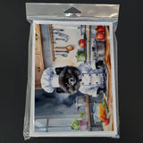 Pomeranian The Chef Greeting Cards Pack of 8