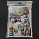 Rat Terrier The Chef Greeting Cards Pack of 8