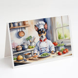 Rat Terrier The Chef Greeting Cards Pack of 8