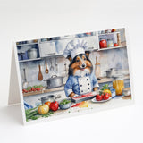 Sheltie The Chef Greeting Cards Pack of 8