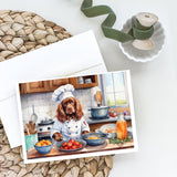 Sussex Spaniel The Chef Greeting Cards Pack of 8