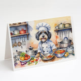 Tibetan Terrier The Chef Greeting Cards Pack of 8