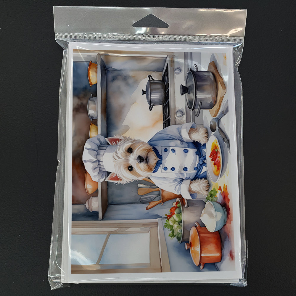 Westie The Chef Greeting Cards Pack of 8