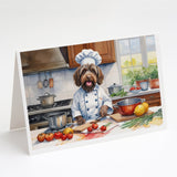 Wirehaired Pointing Griffon The Chef Greeting Cards Pack of 8