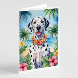 Dalmatian Luau Greeting Cards Pack of 8