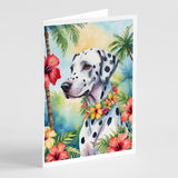 Dalmatian Luau Greeting Cards Pack of 8