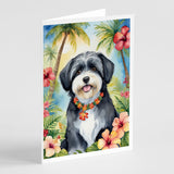 Havanese Luau Greeting Cards Pack of 8