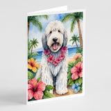 Komondor Luau Greeting Cards Pack of 8