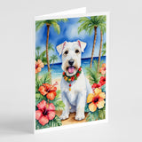 Sealyham Terrier Luau Greeting Cards Pack of 8