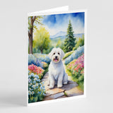 Coton de Tulear Spring Path Greeting Cards Pack of 8