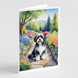 Havanese Spring Path Greeting Cards Pack of 8