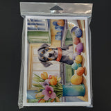 Decorating Easter Catahoula Greeting Cards Pack of 8