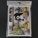 Decorating Easter Havanese Greeting Cards Pack of 8