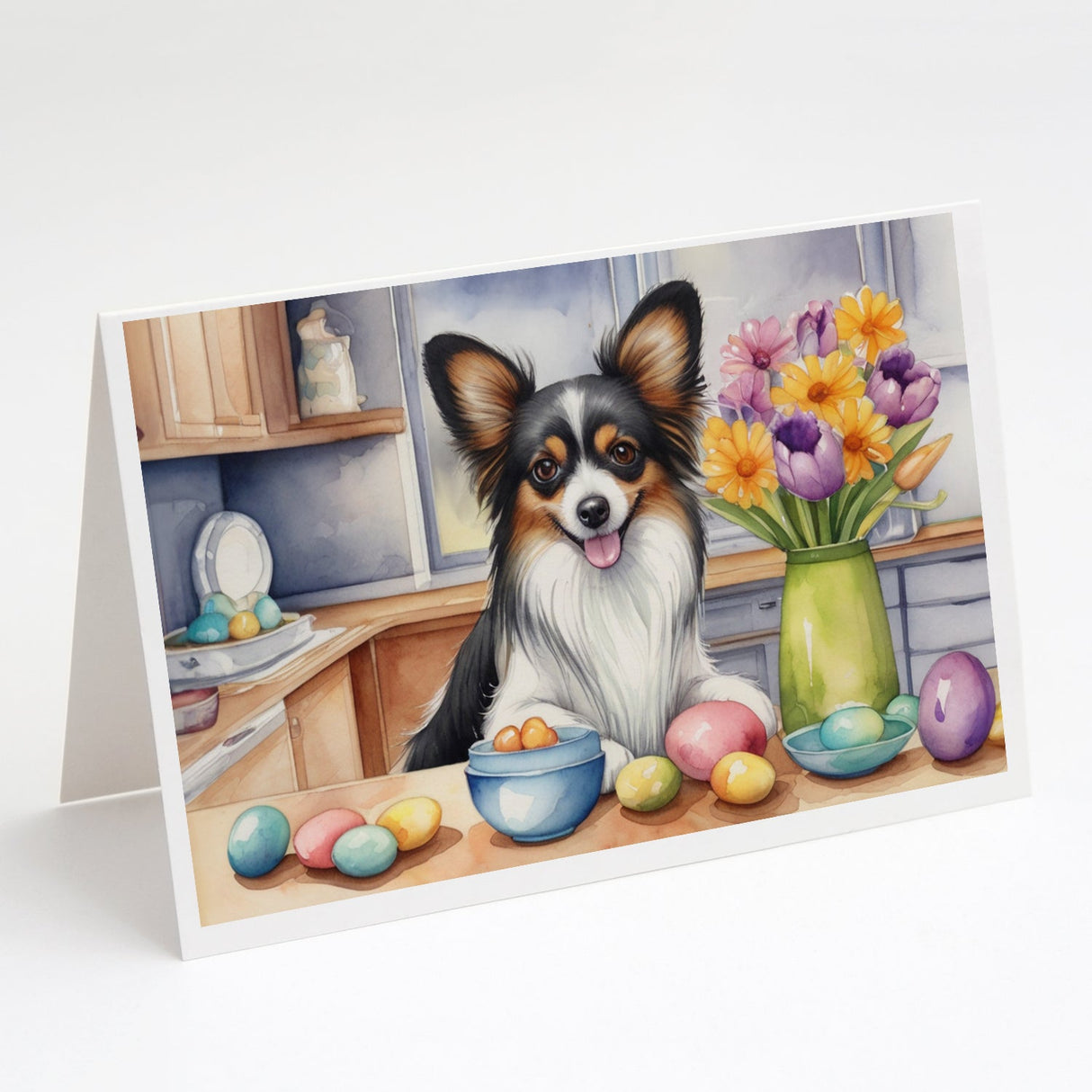 Decorating Easter Papillon Greeting Cards Pack of 8