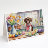 Decorating Easter Pointer Greeting Cards Pack of 8