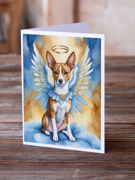 Basenji My Angel Greeting Cards Pack of 8