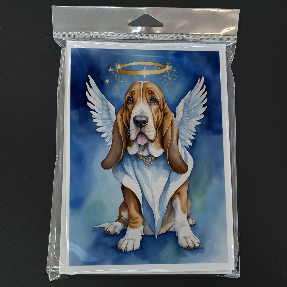 Basset Hound My Angel Greeting Cards Pack of 8