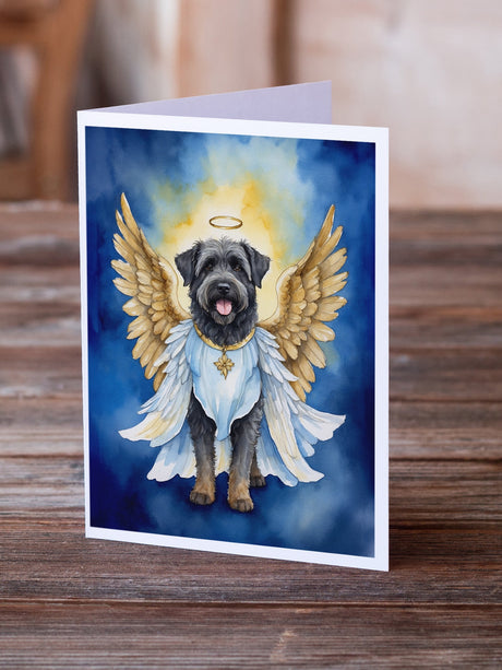 Bouvier des Flandres My Angel Greeting Cards Pack of 8