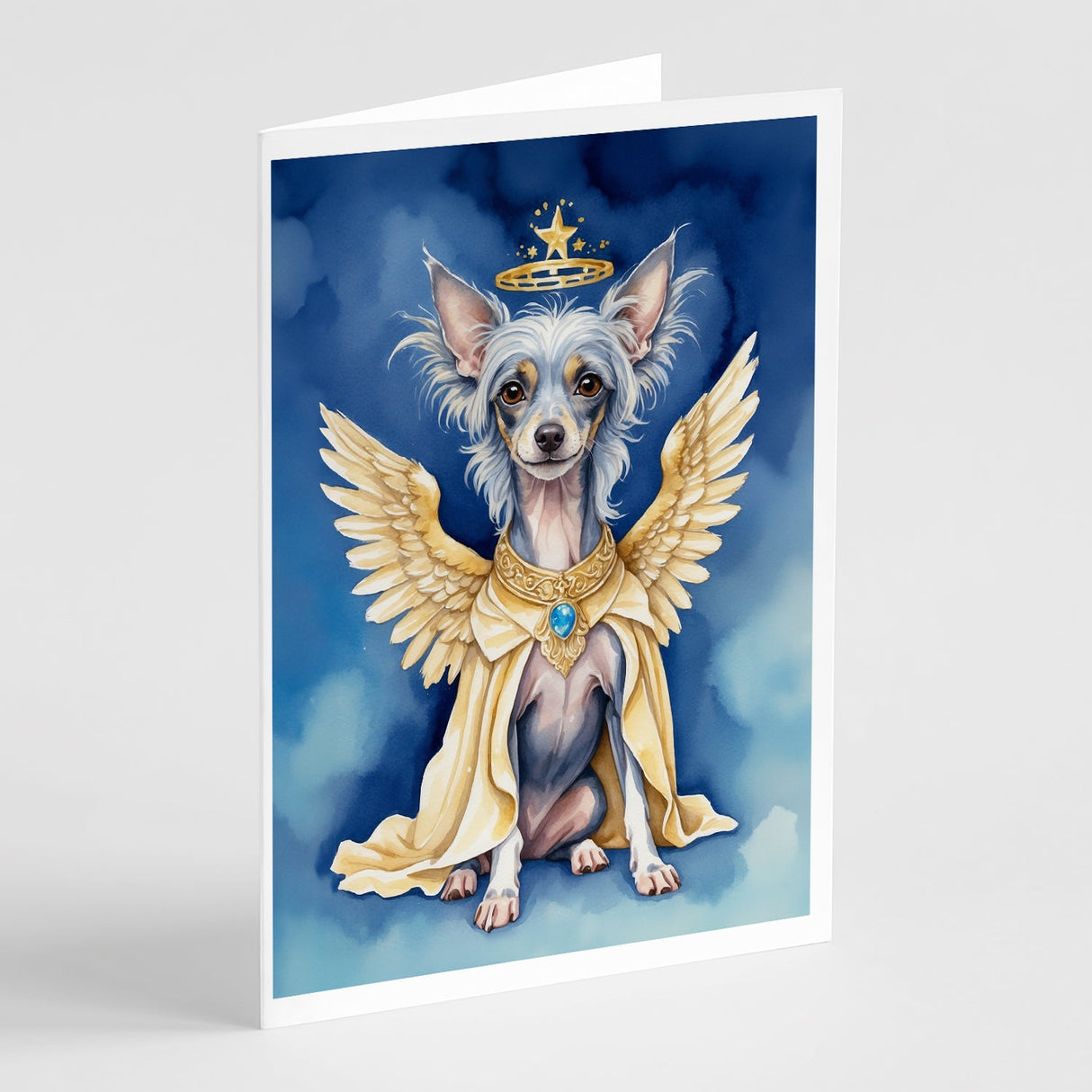 Chinese Crested My Angel Greeting Cards Pack of 8