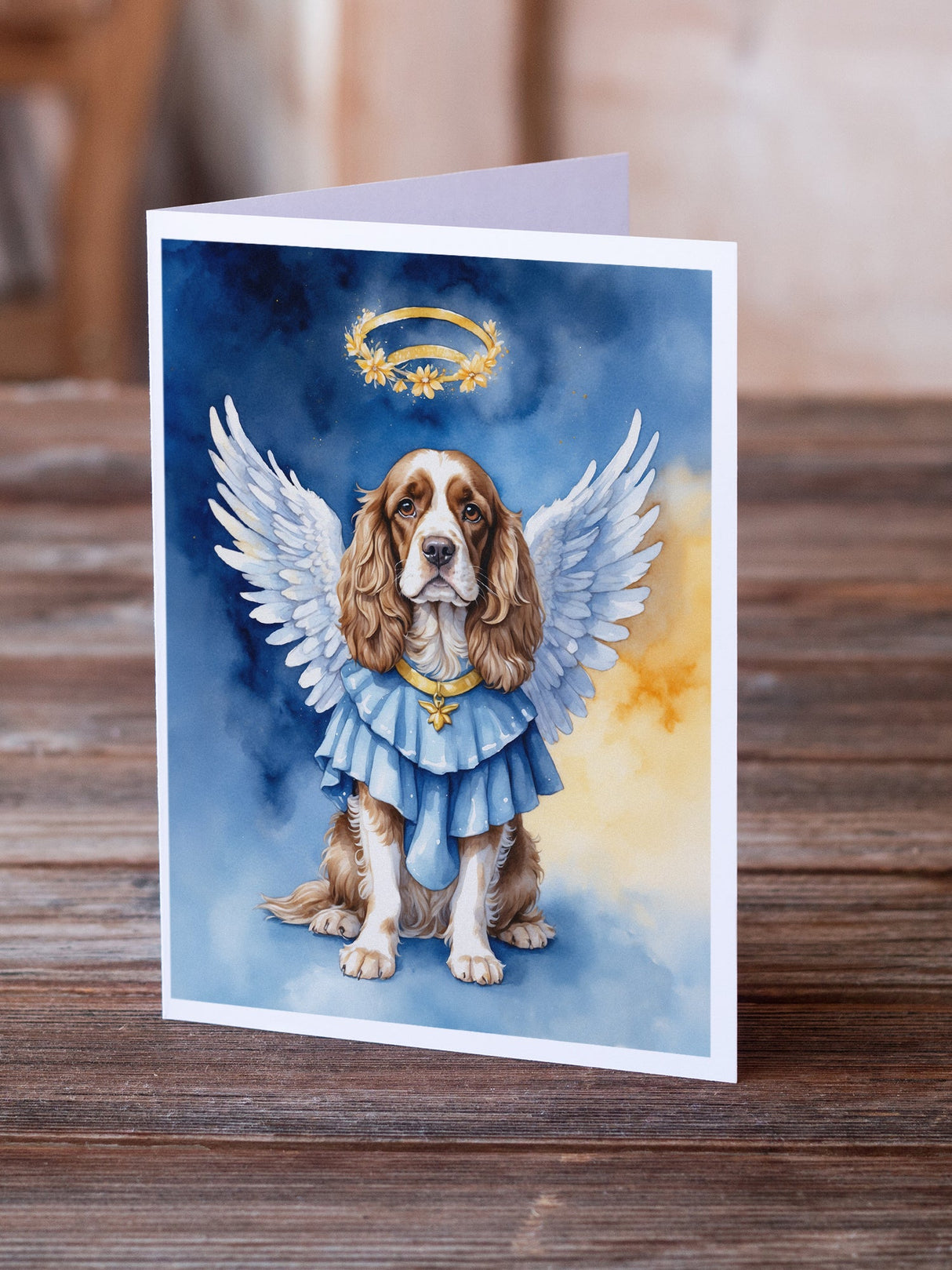 Cocker Spaniel My Angel Greeting Cards Pack of 8