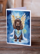 Cocker Spaniel My Angel Greeting Cards Pack of 8