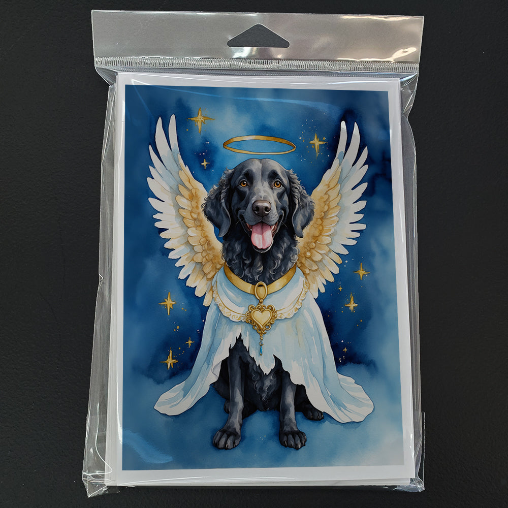 Curly-Coated Retriever My Angel Greeting Cards Pack of 8