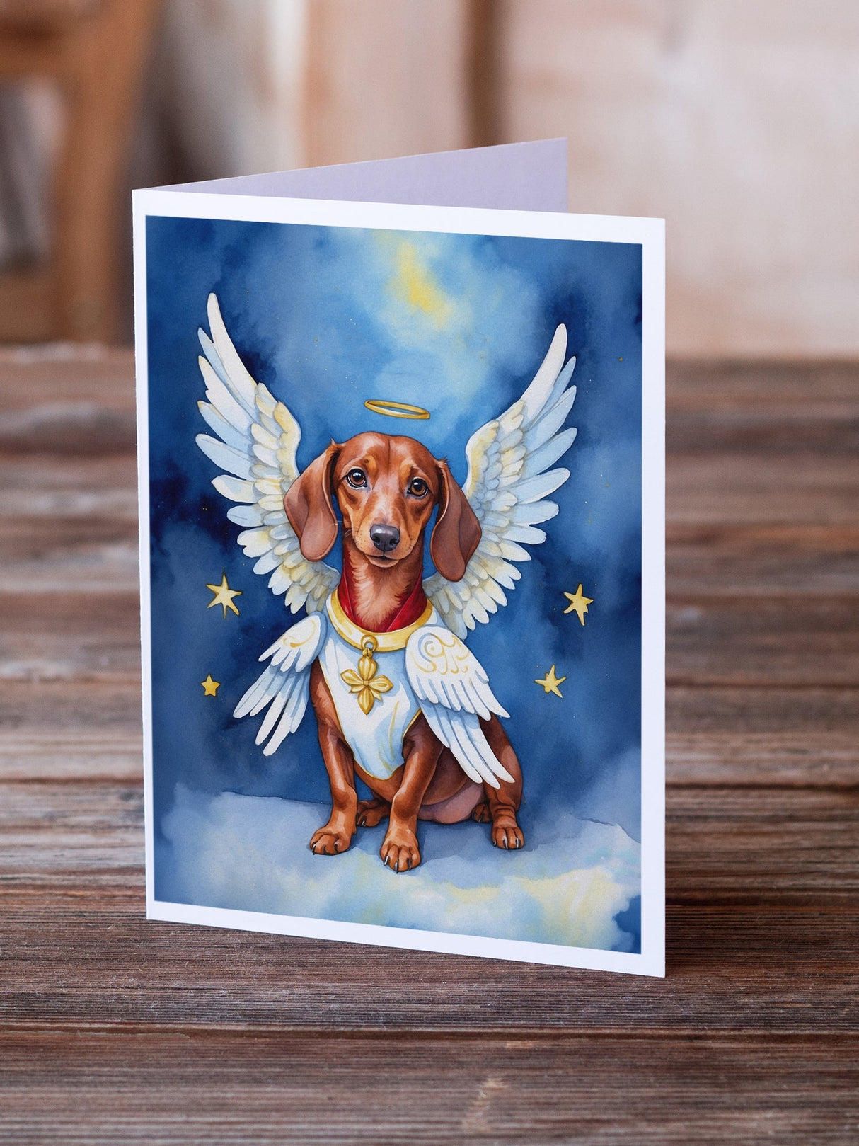 Dachshund My Angel Greeting Cards Pack of 8