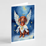 Dachshund My Angel Greeting Cards Pack of 8