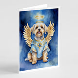 Dandie Dinmont Terrier My Angel Greeting Cards Pack of 8