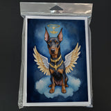 Doberman Pinscher My Angel Greeting Cards Pack of 8