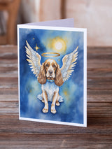 English Cocker Spaniel My Angel Greeting Cards Pack of 8