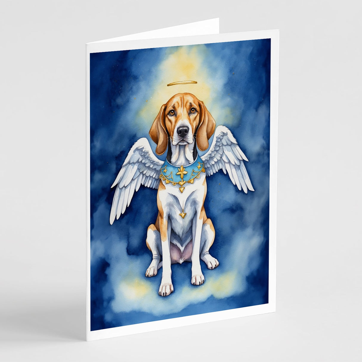 English Foxhound My Angel Greeting Cards Pack of 8