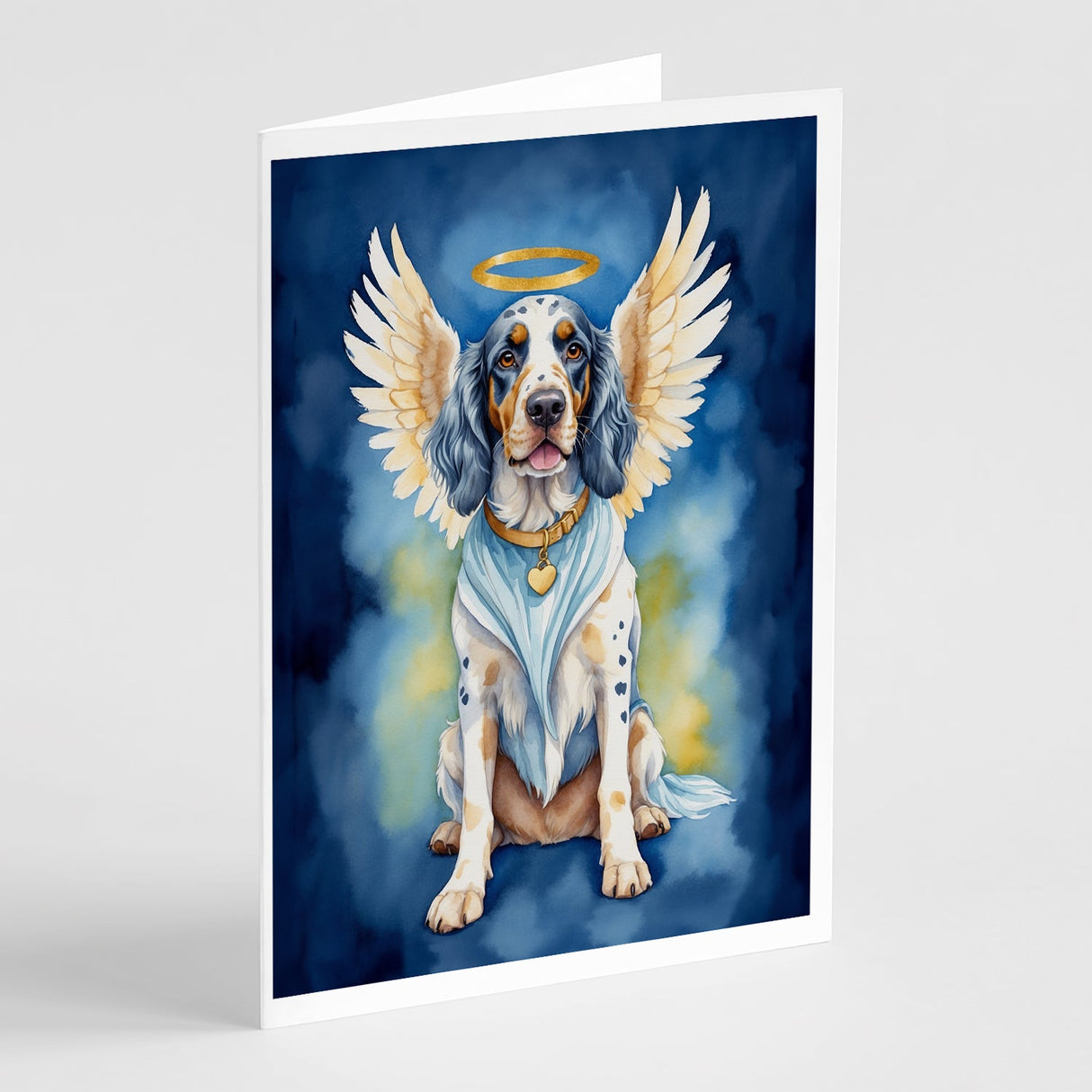 English Setter My Angel Greeting Cards Pack of 8