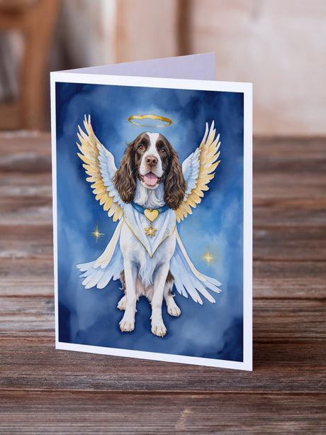 English Springer Spaniel My Angel Greeting Cards Pack of 8