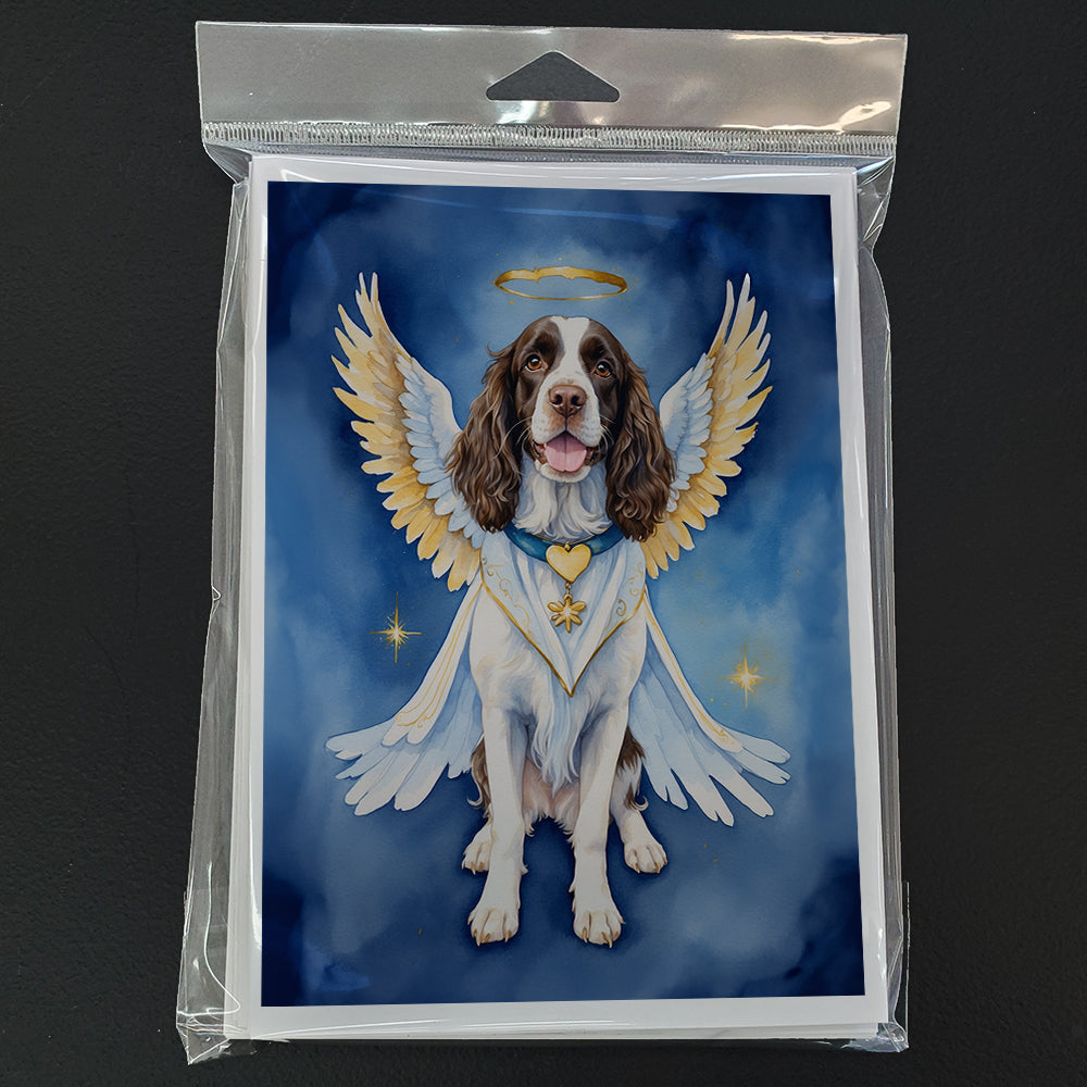 English Springer Spaniel My Angel Greeting Cards Pack of 8