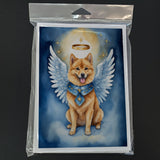 Finnish Spitz My Angel Greeting Cards Pack of 8